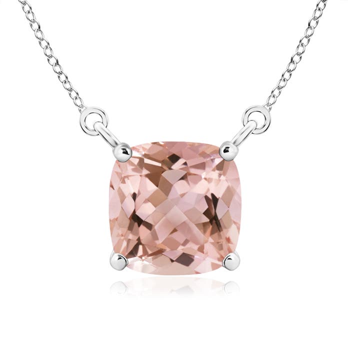 AAAA - Morganite / 1.8 CT / 14 KT White Gold