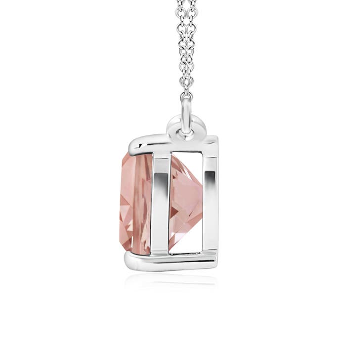 AAAA - Morganite / 1.8 CT / 14 KT White Gold