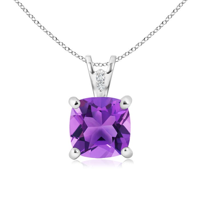 AAA - Amethyst / 2.21 CT / 14 KT White Gold