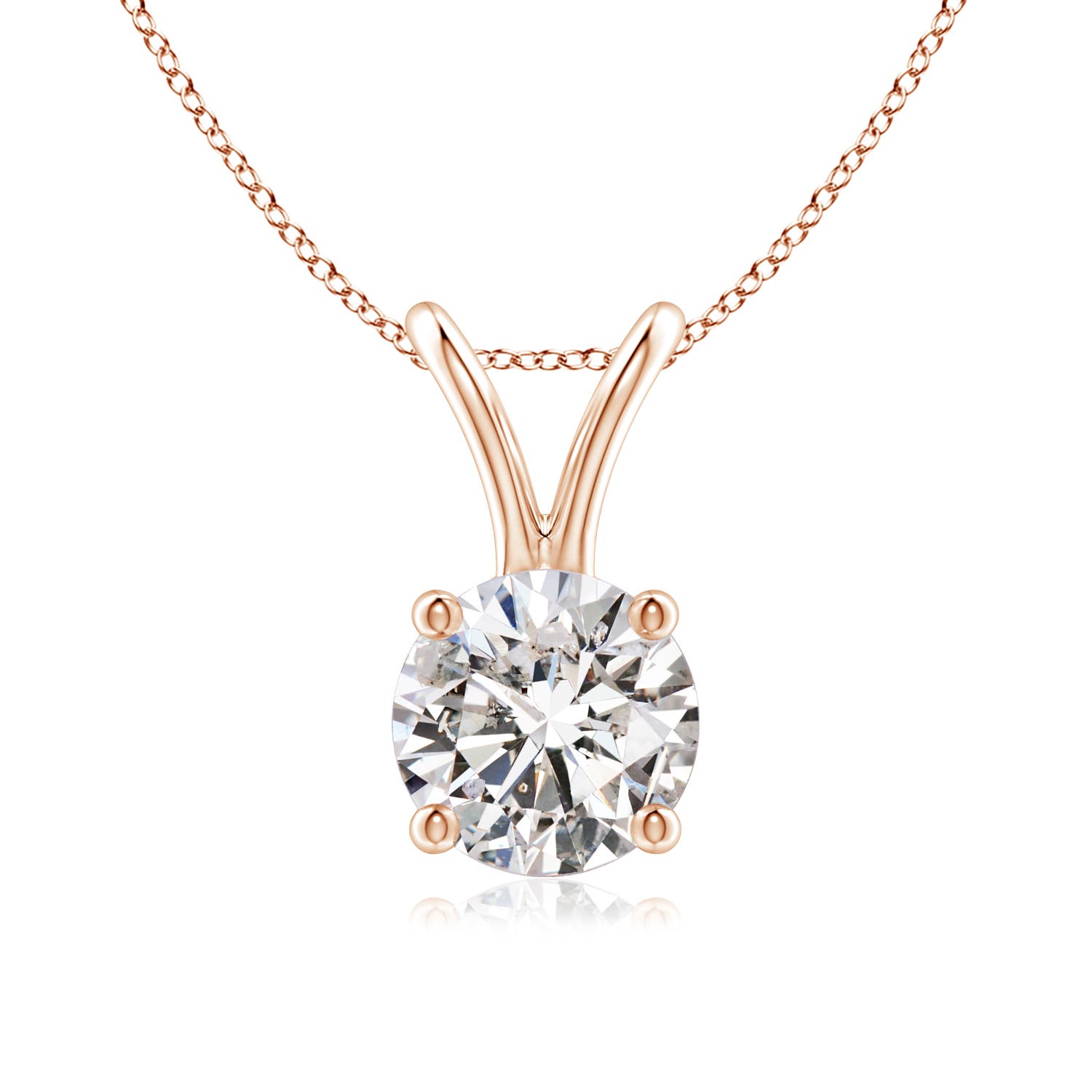 I-J, I1-I2 / 0.75 CT / 14 KT Rose Gold