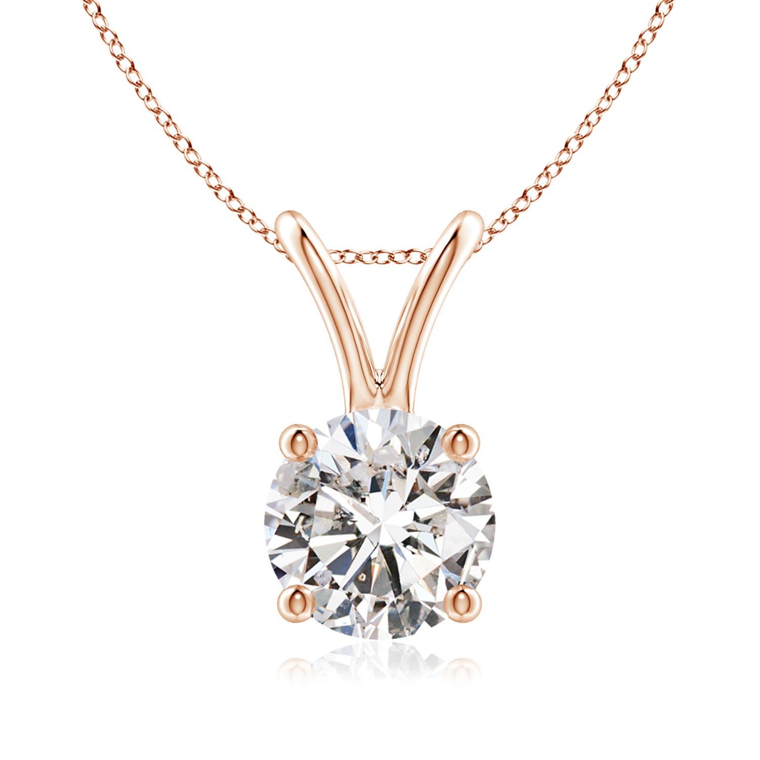 I-J, I1-I2 / 1 CT / 14 KT Rose Gold