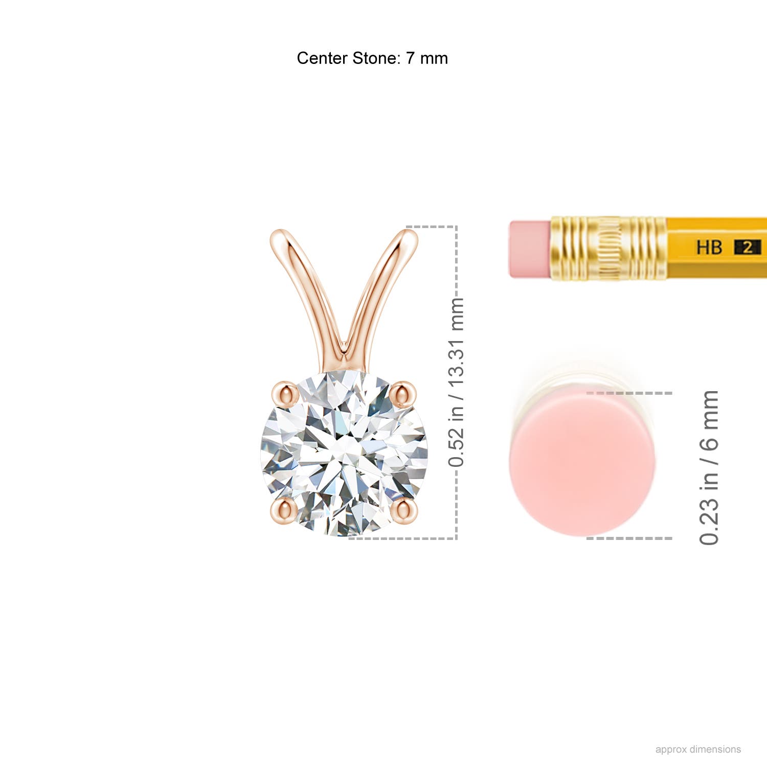 G, VS2 / 1.25 CT / 14 KT Rose Gold