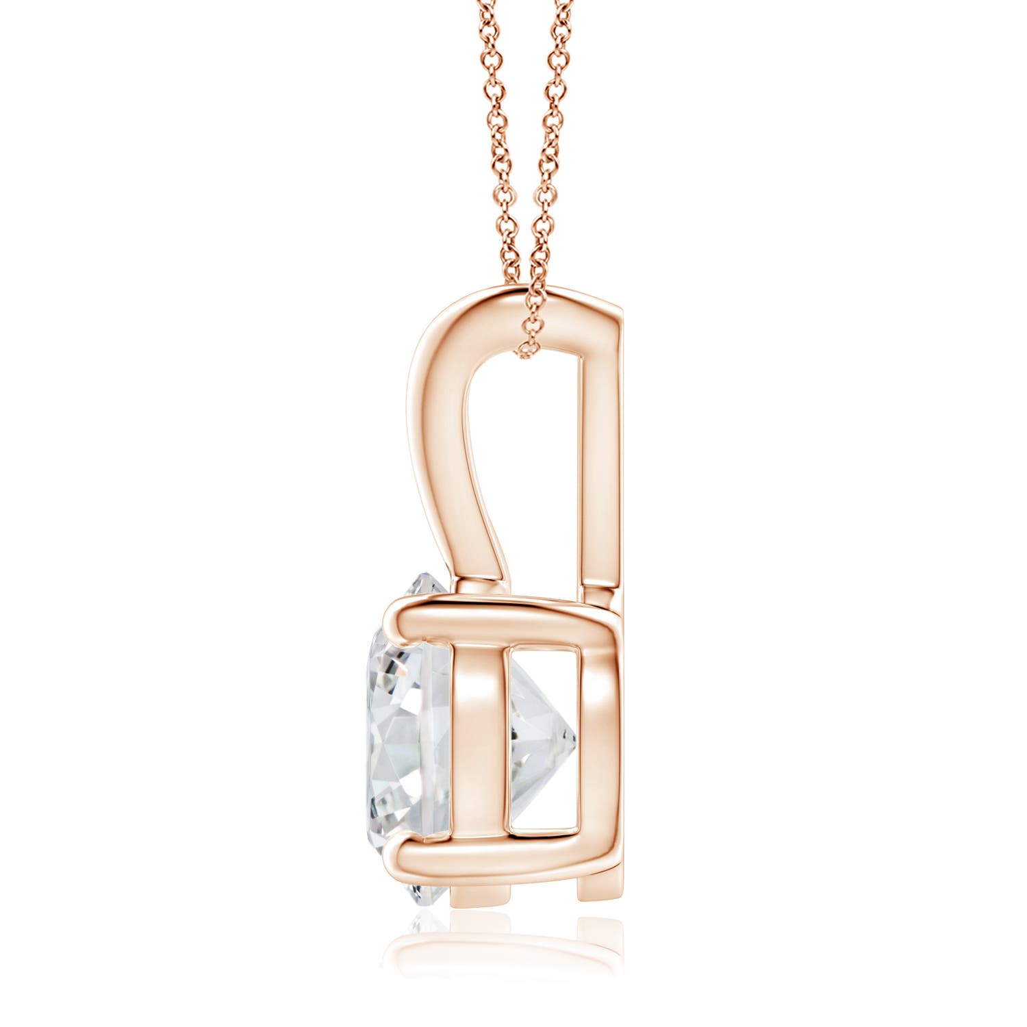 H, SI2 / 1.25 CT / 14 KT Rose Gold