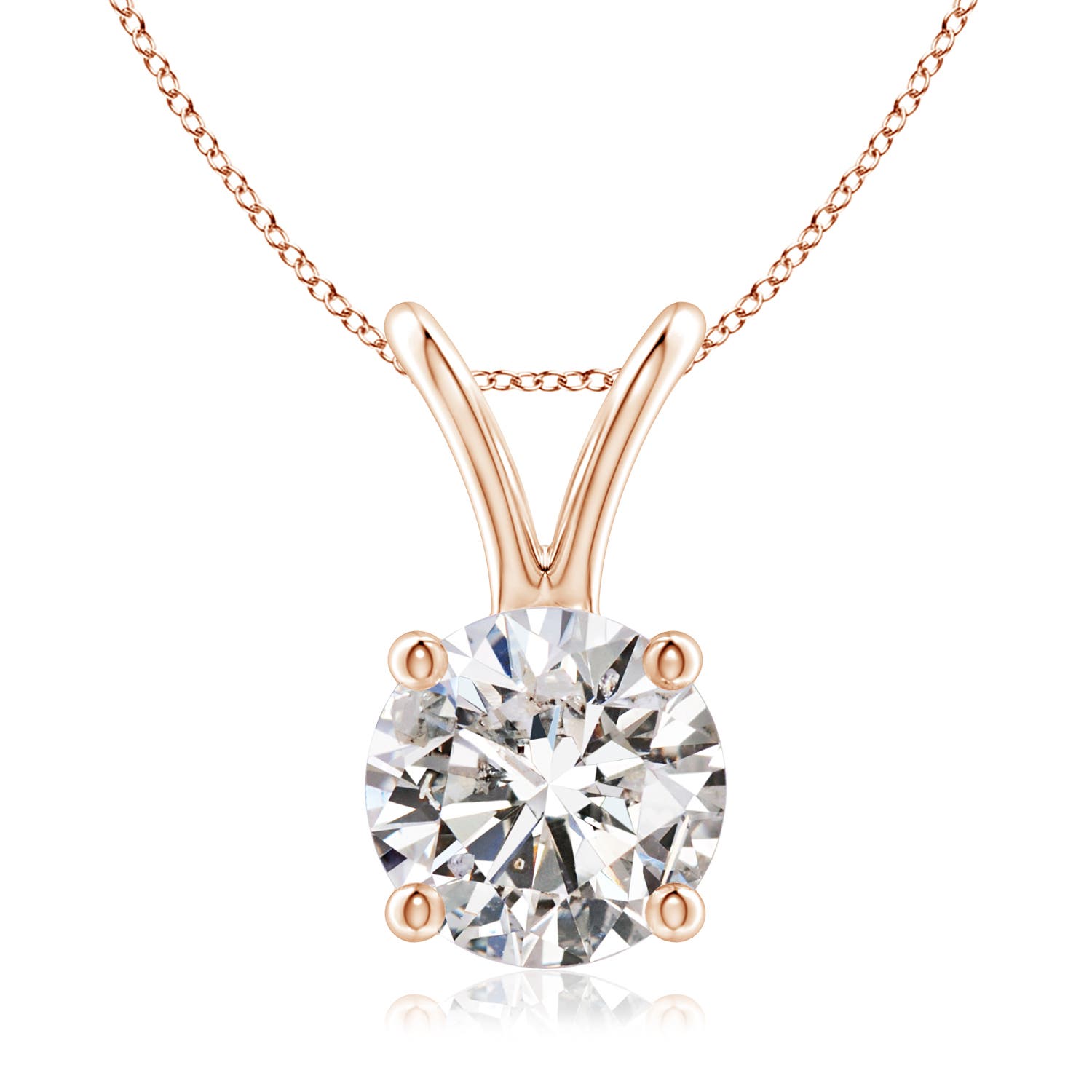 I-J, I1-I2 / 1.25 CT / 14 KT Rose Gold