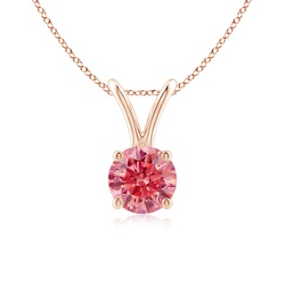 Round Fancy Intense, VS2 Pink Diamond