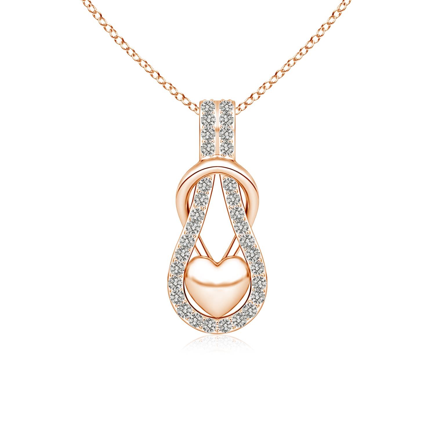 K, I3 / 0.32 CT / 18 KT Rose Gold