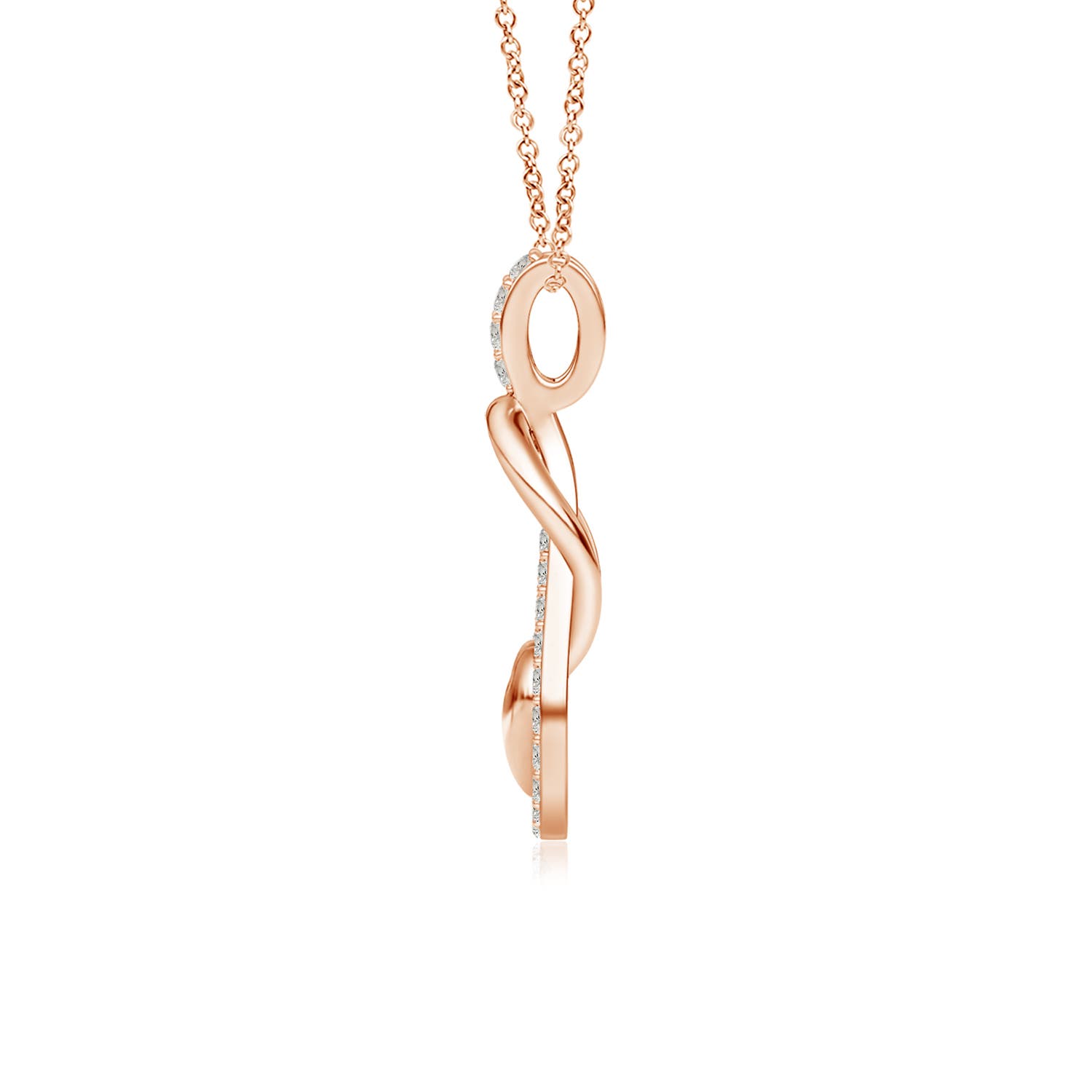 K, I3 / 0.32 CT / 18 KT Rose Gold