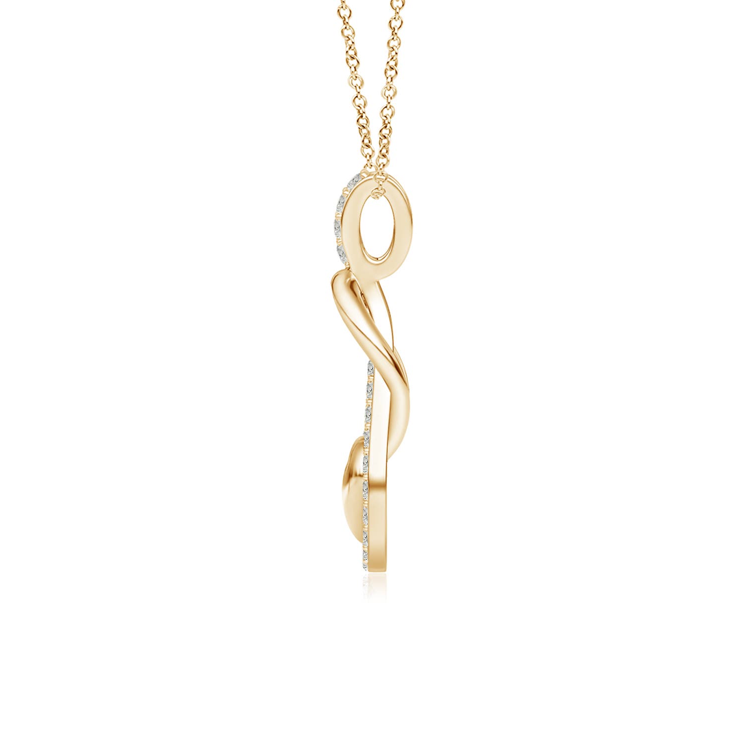 K, I3 / 0.32 CT / 18 KT Yellow Gold