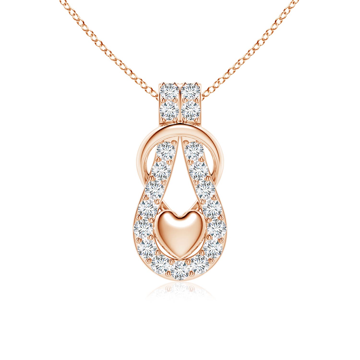 G, VS2 / 0.99 CT / 18 KT Rose Gold