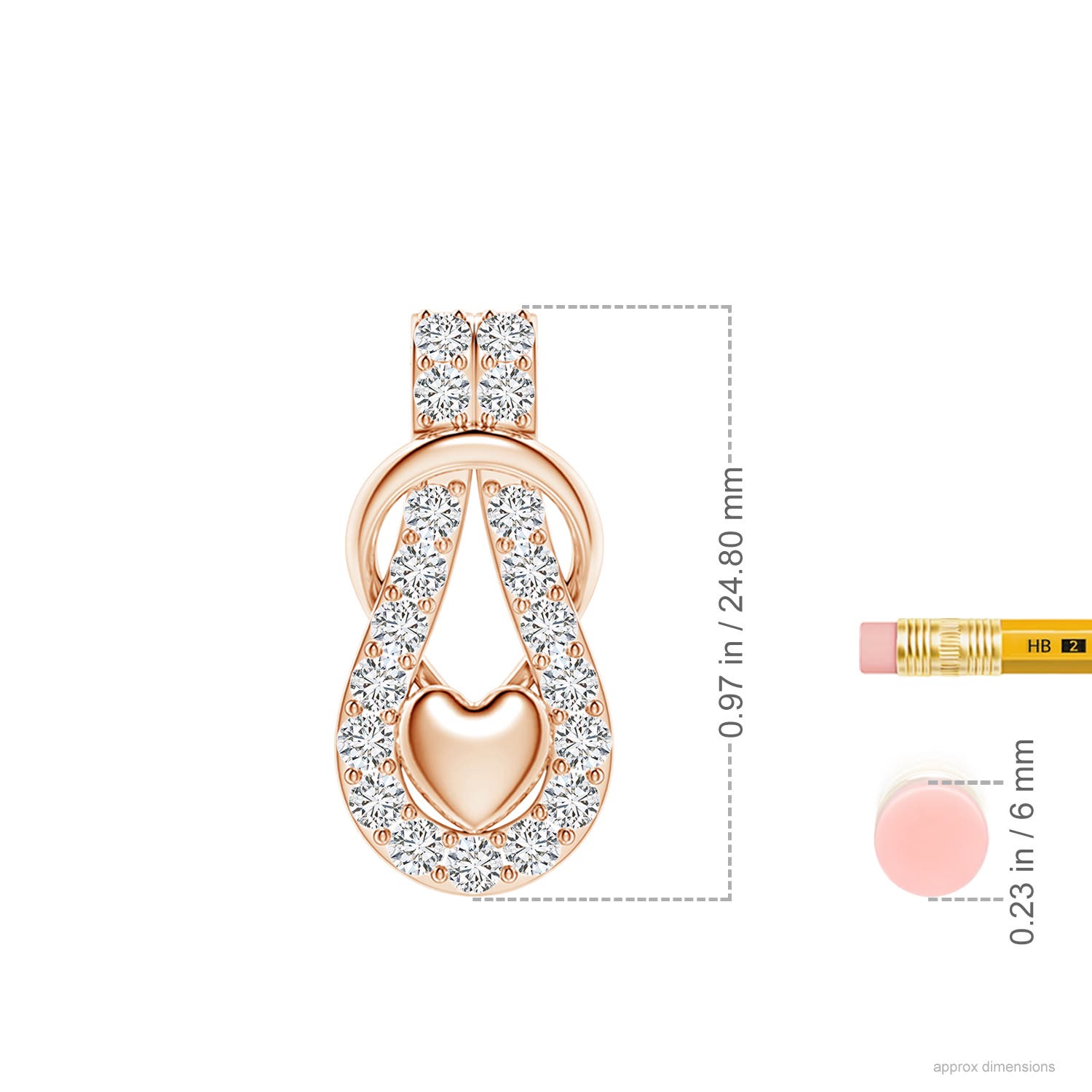 H, SI2 / 0.99 CT / 18 KT Rose Gold