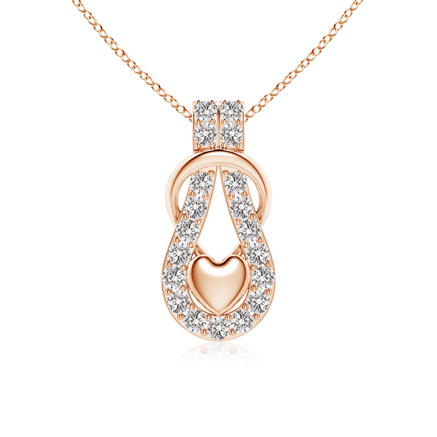 I-J, I1-I2 / 0.99 CT / 18 KT Rose Gold