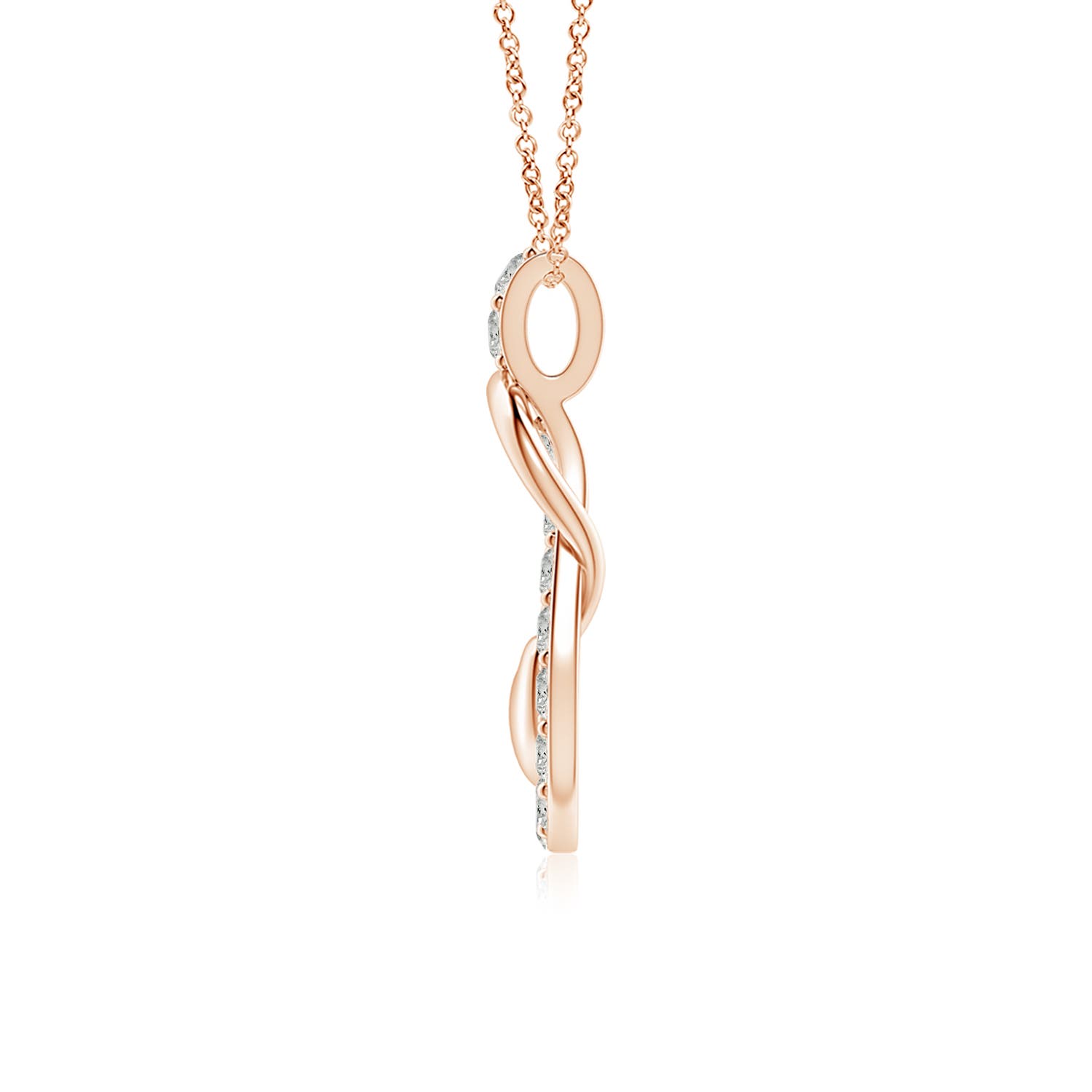 K, I3 / 0.99 CT / 18 KT Rose Gold