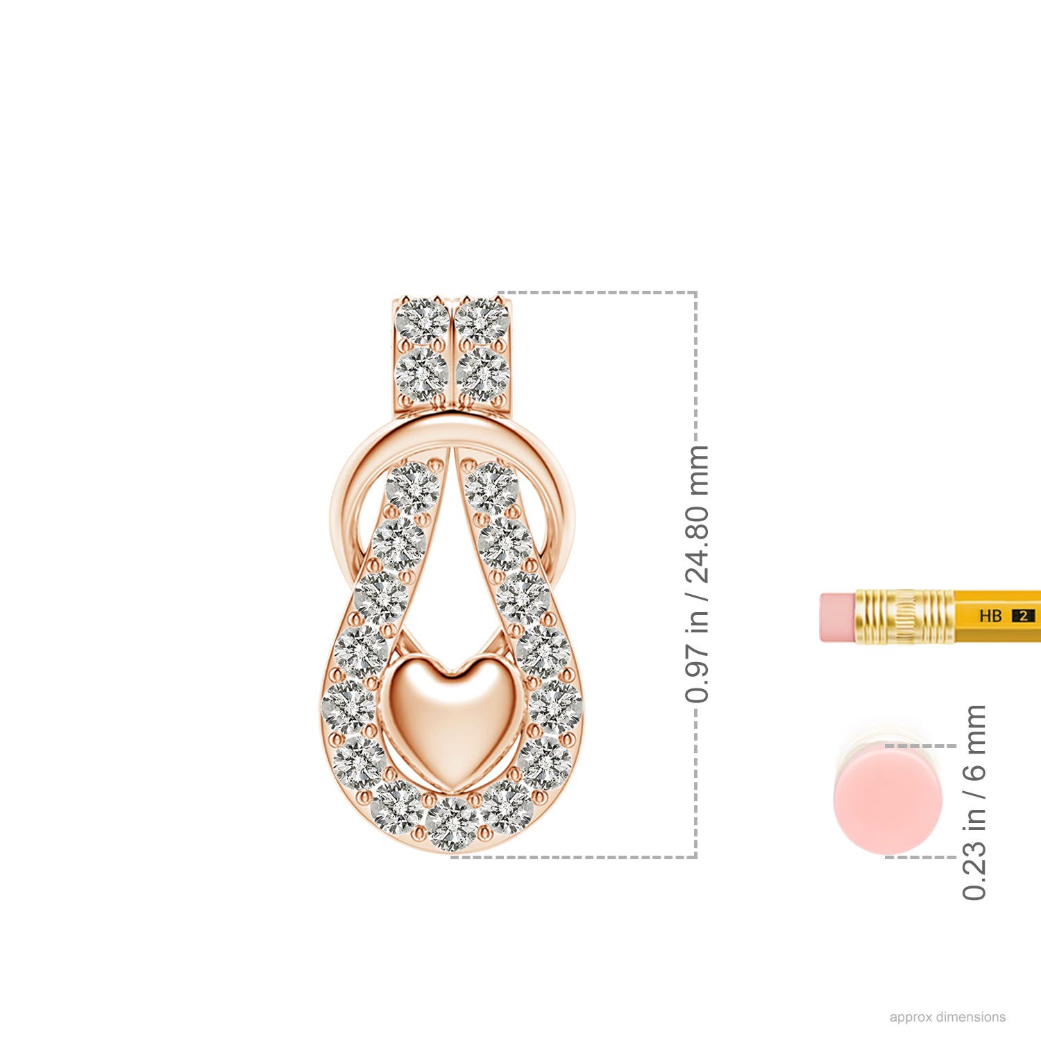 K, I3 / 0.99 CT / 18 KT Rose Gold