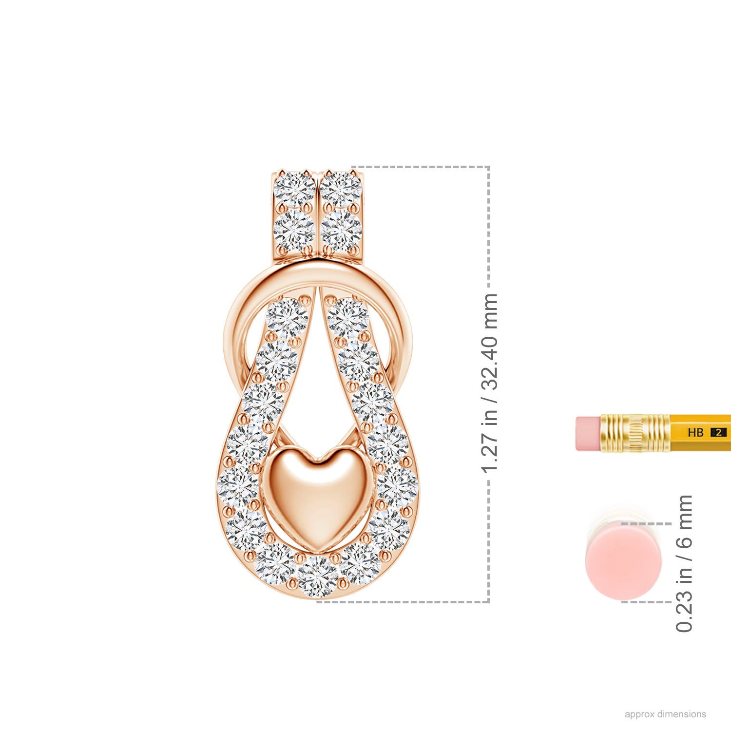 H, SI2 / 1.99 CT / 18 KT Rose Gold