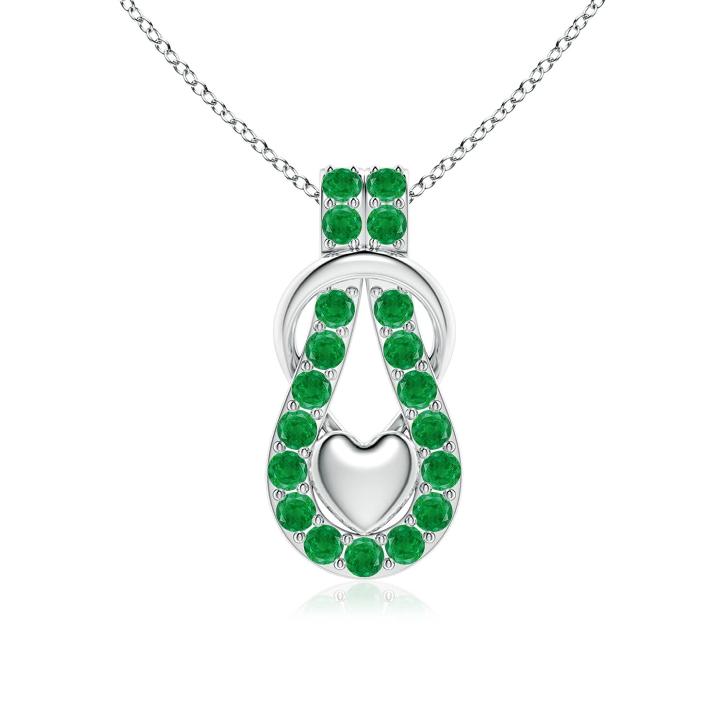 AA - Emerald / 1.2 CT / 18 KT White Gold