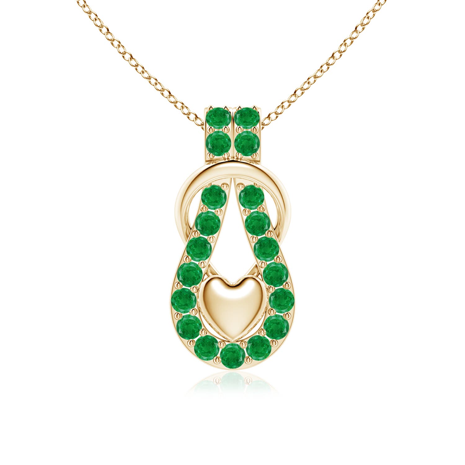 AA - Emerald / 1.2 CT / 18 KT Yellow Gold