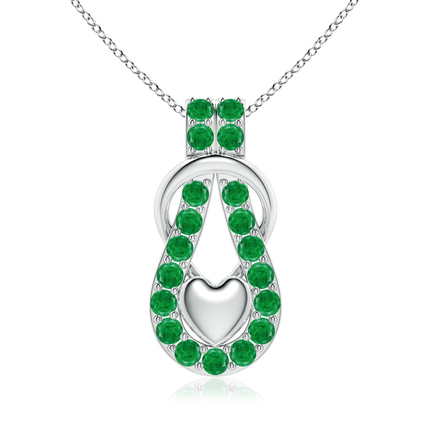 AA - Emerald / 2.85 CT / 18 KT White Gold