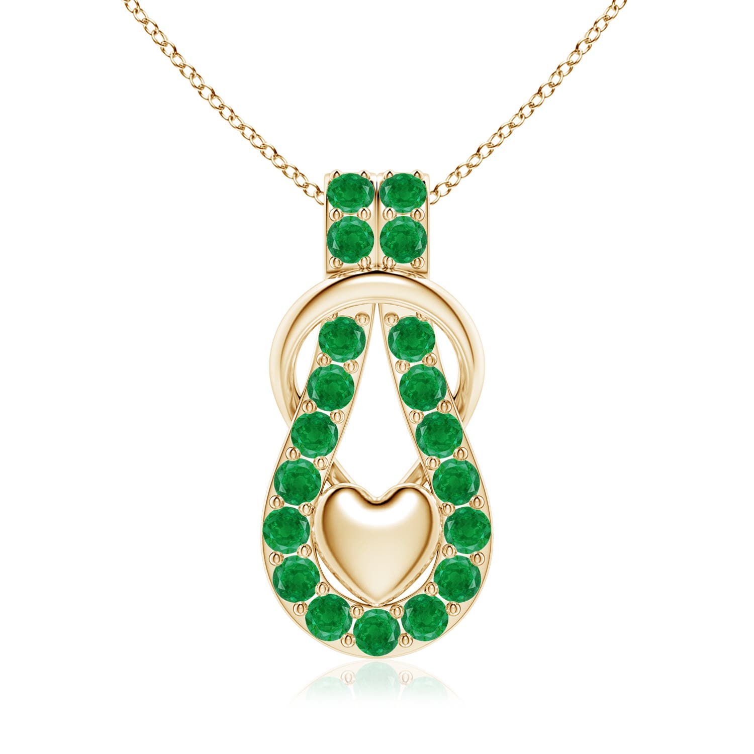 AA - Emerald / 2.85 CT / 18 KT Yellow Gold