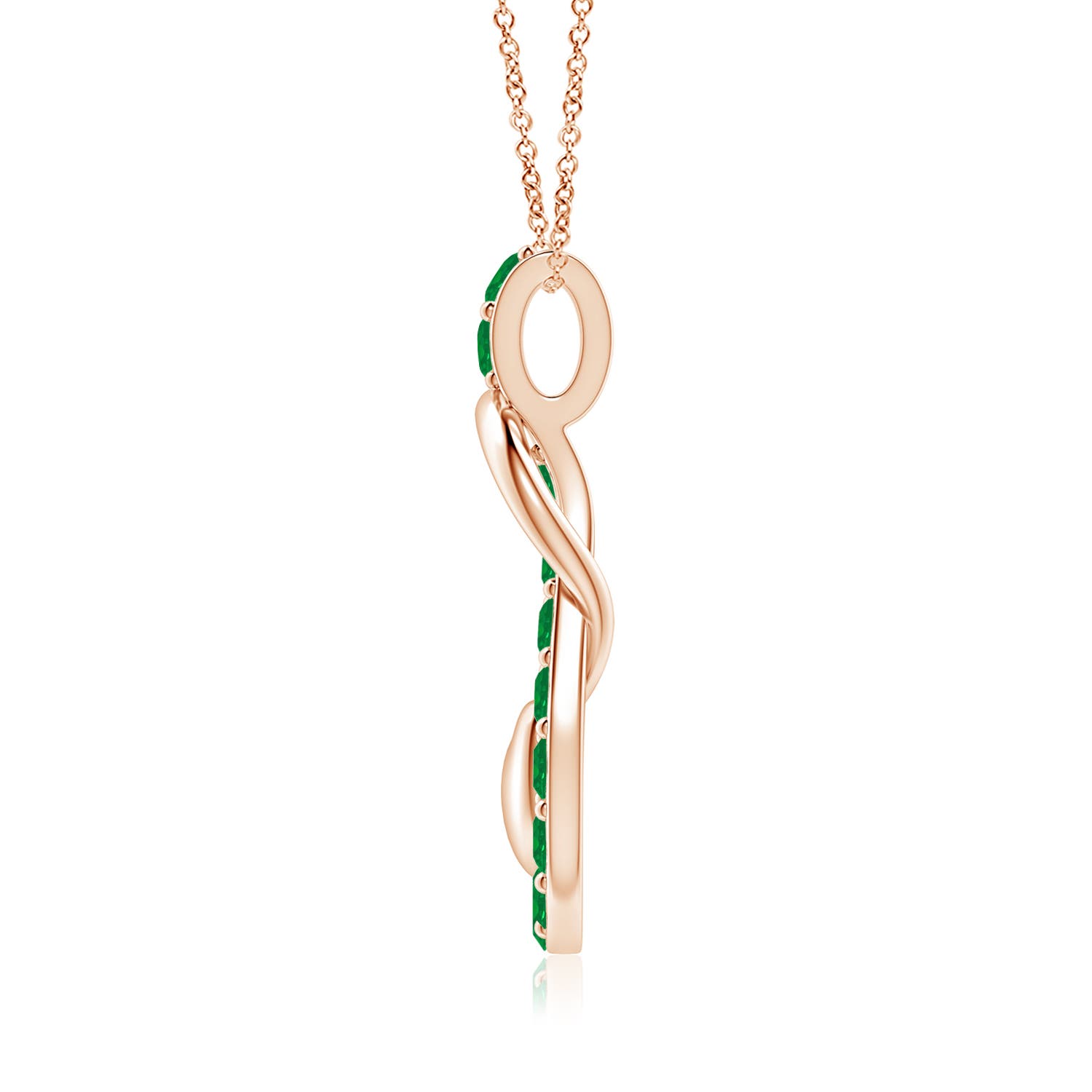 AA - Emerald / 2.85 CT / 14 KT Rose Gold