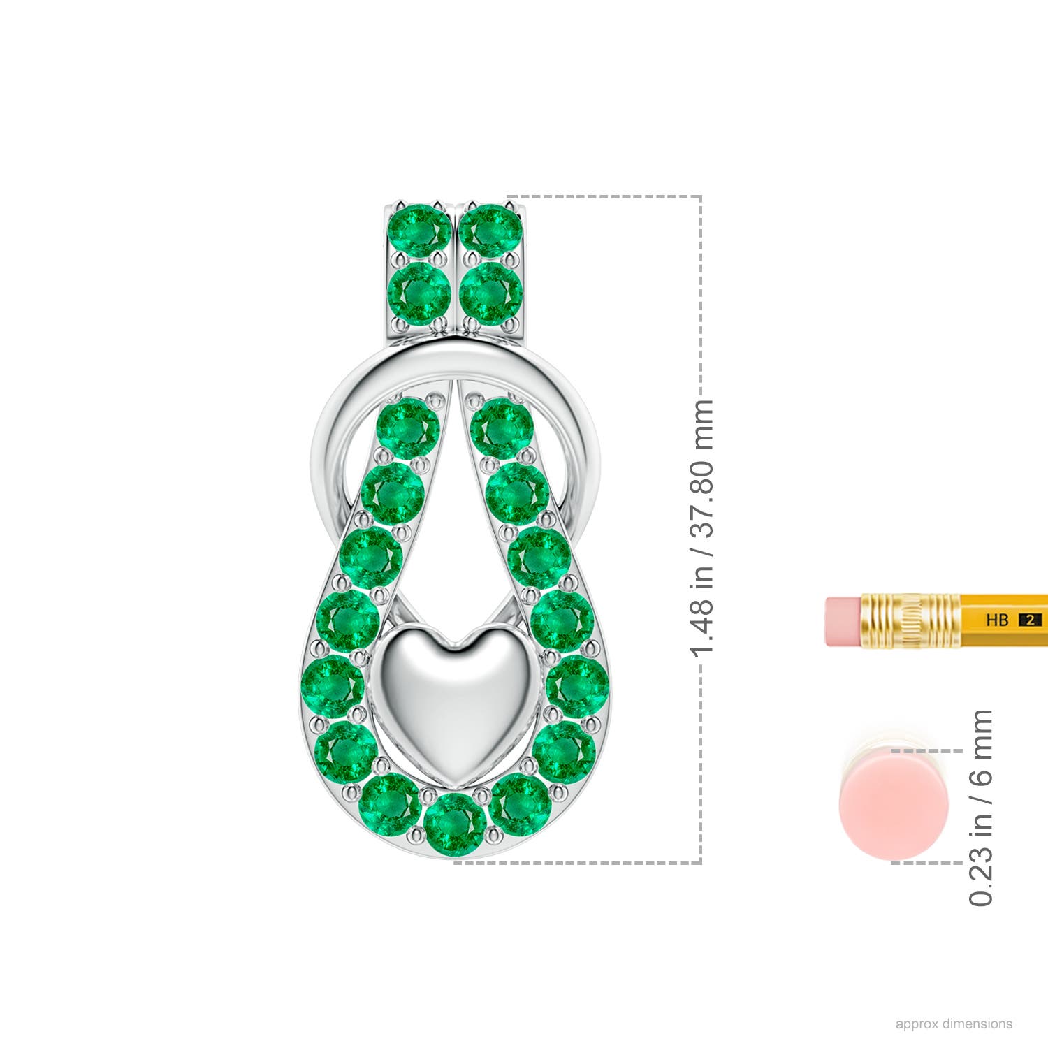 AAA - Emerald / 2.85 CT / 14 KT White Gold