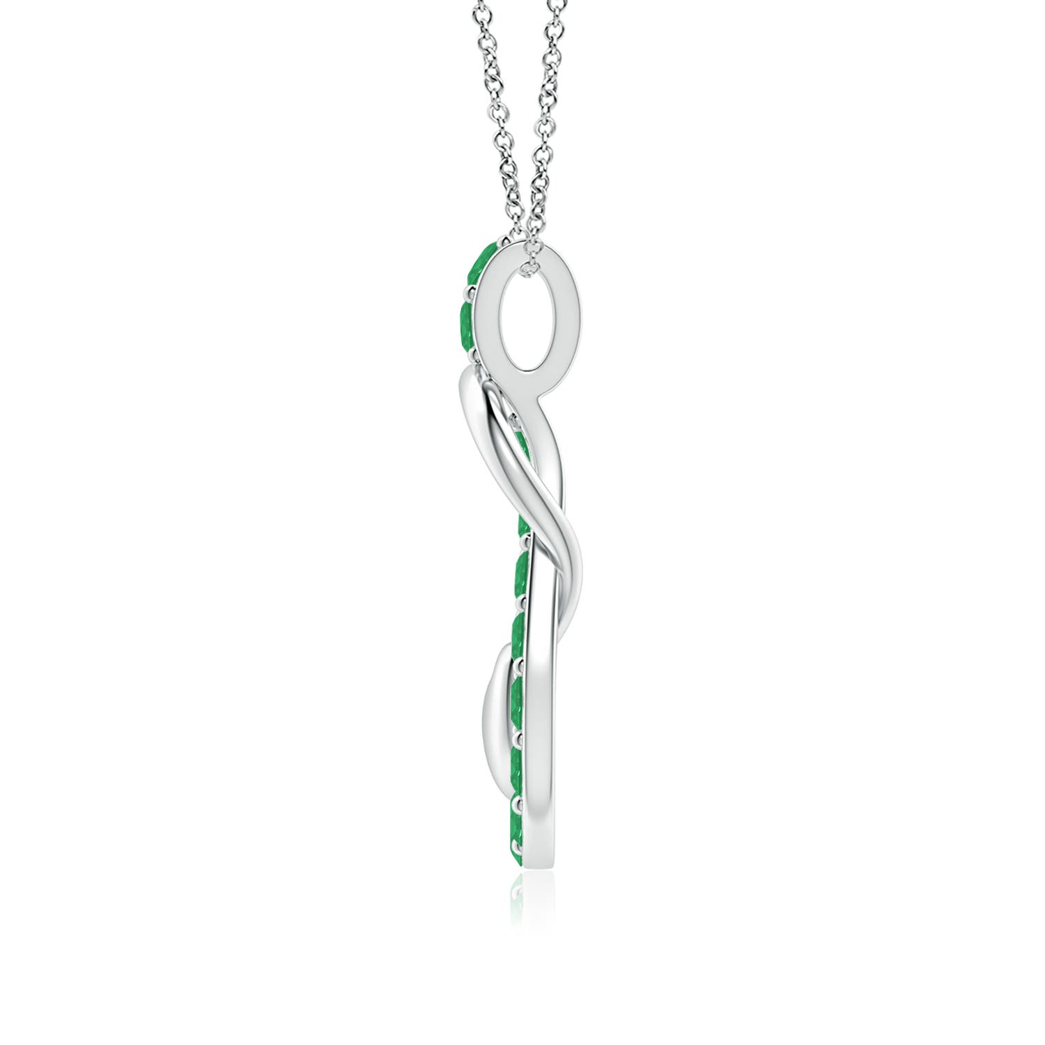 A - Emerald / 1.9 CT / 18 KT White Gold