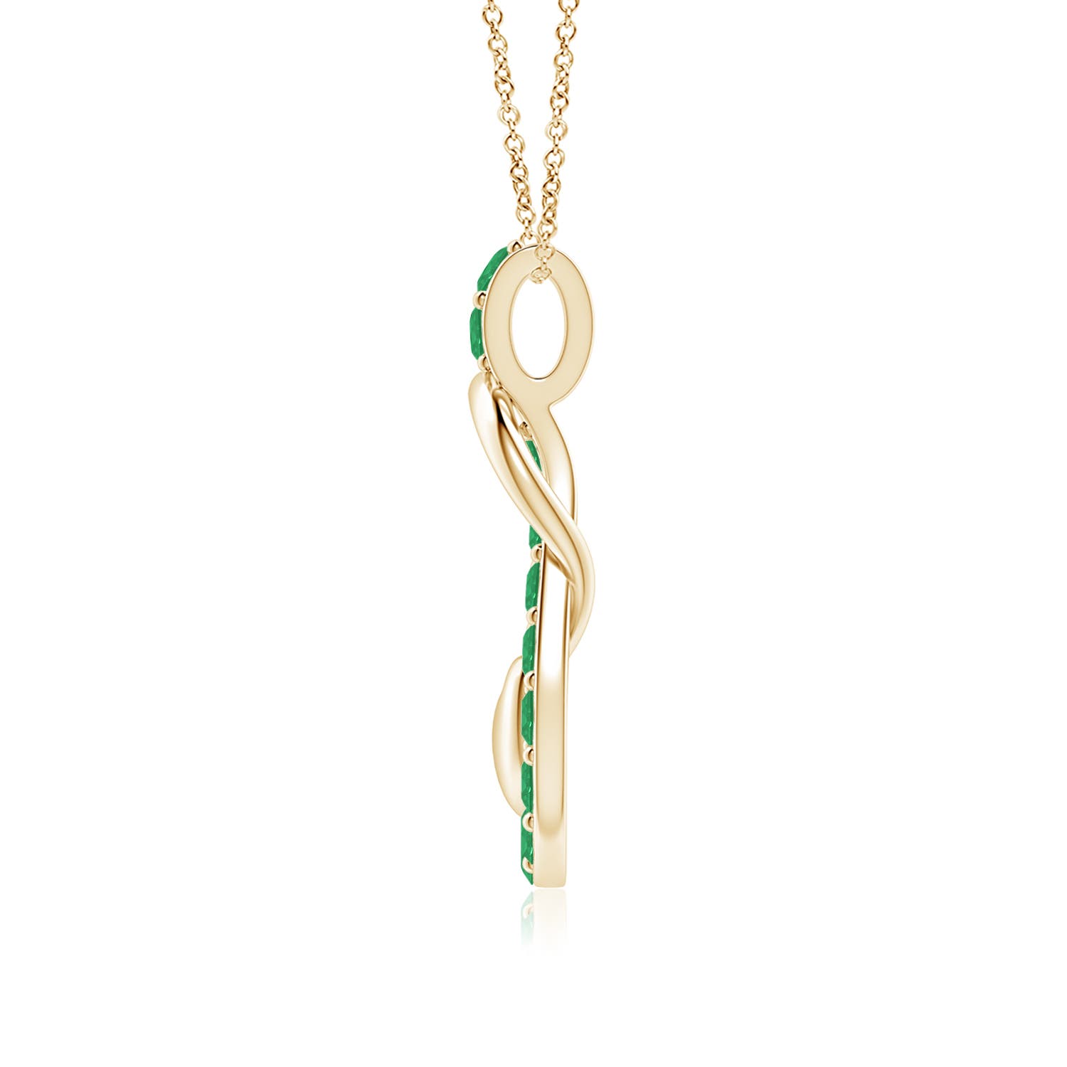A - Emerald / 1.9 CT / 14 KT Yellow Gold