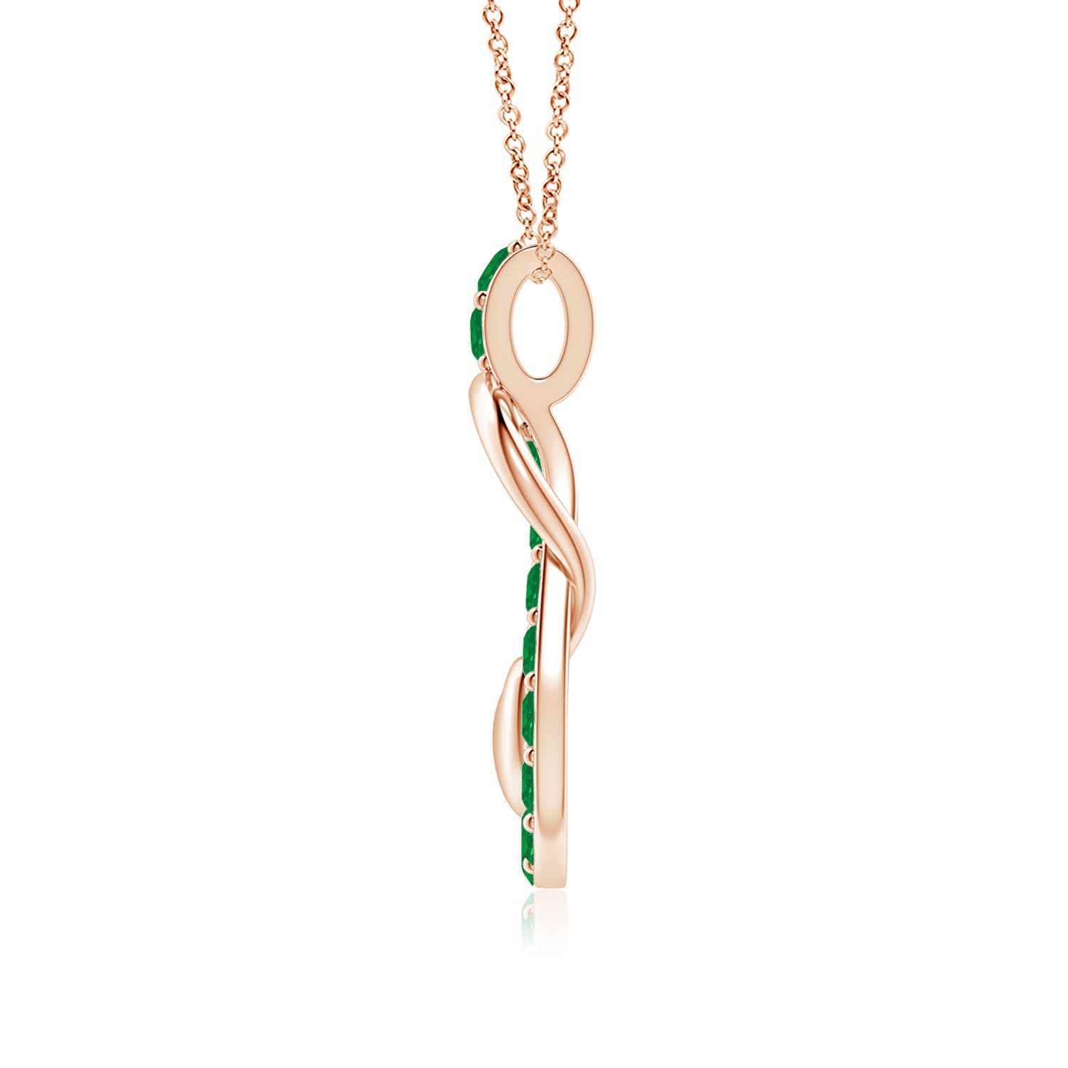 AA - Emerald / 1.9 CT / 18 KT Rose Gold