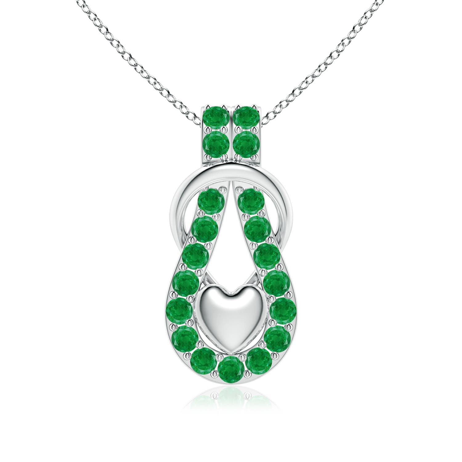 AA - Emerald / 1.9 CT / 14 KT White Gold