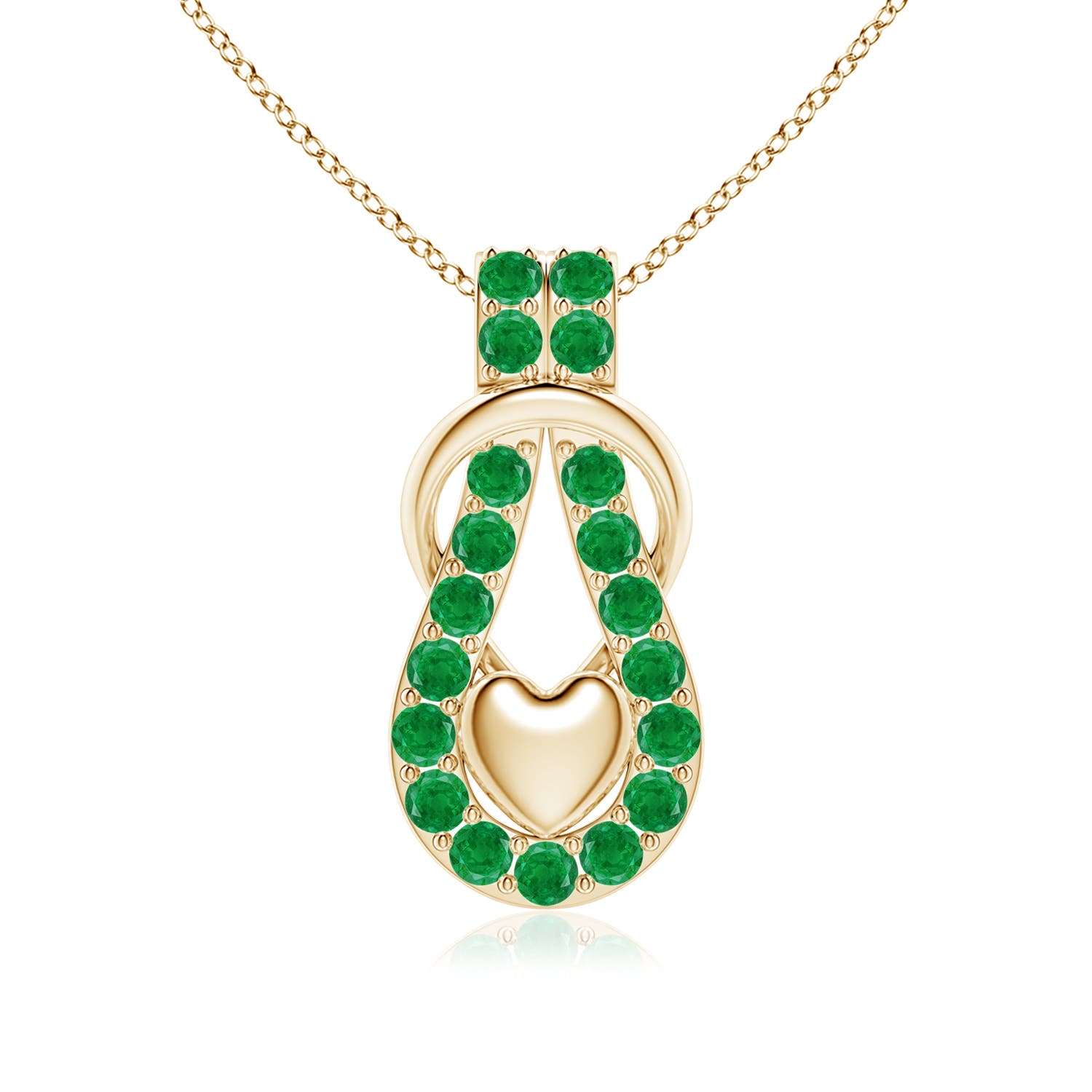 AA - Emerald / 1.9 CT / 14 KT Yellow Gold