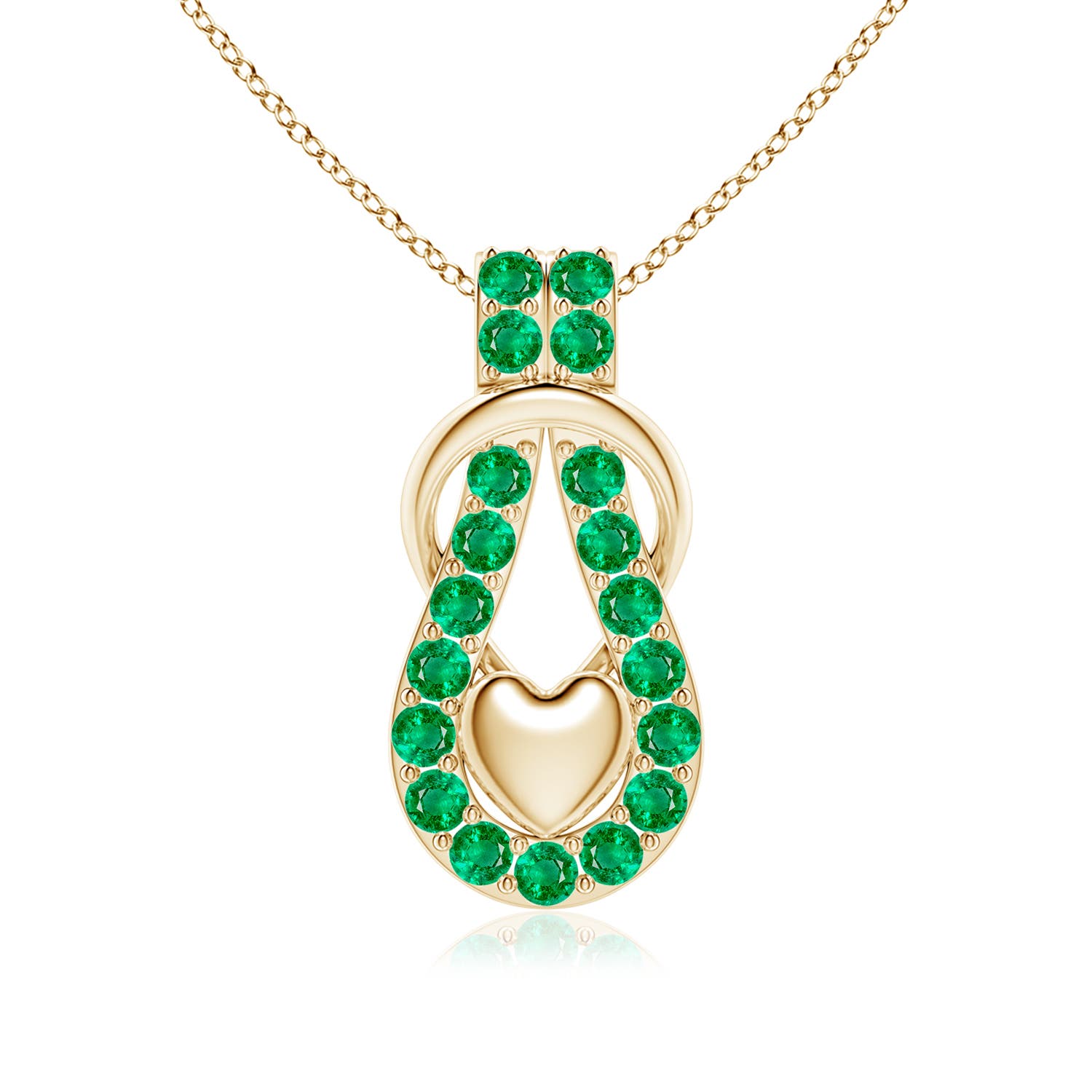 AAA - Emerald / 1.9 CT / 18 KT Yellow Gold