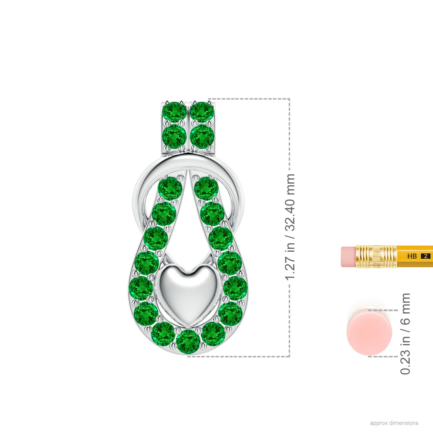 AAAA - Emerald / 1.9 CT / 18 KT White Gold