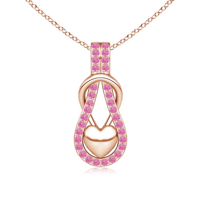 AA - Pink Sapphire / 0.38 CT / 14 KT Rose Gold