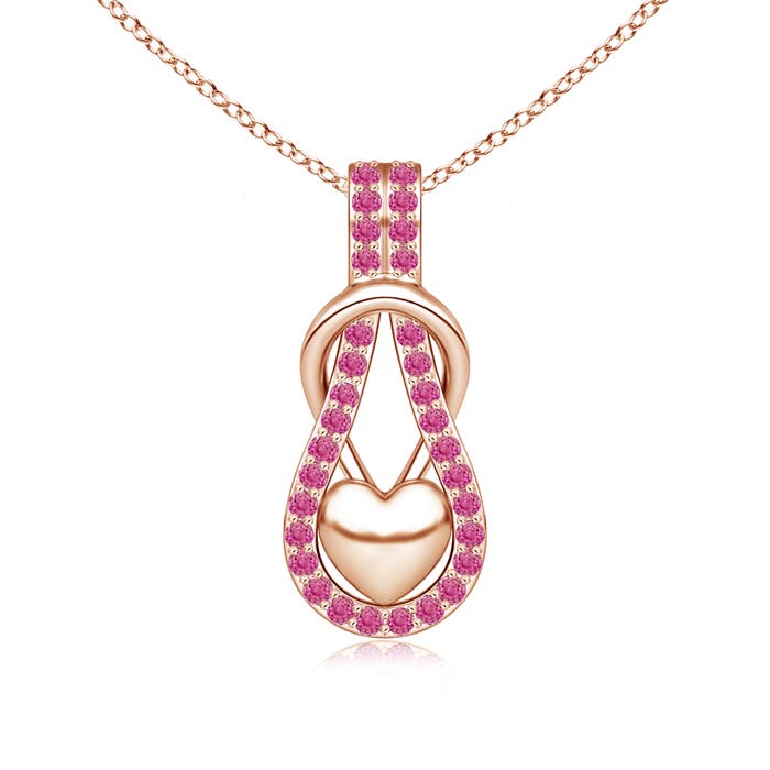 AAA - Pink Sapphire / 0.38 CT / 14 KT Rose Gold