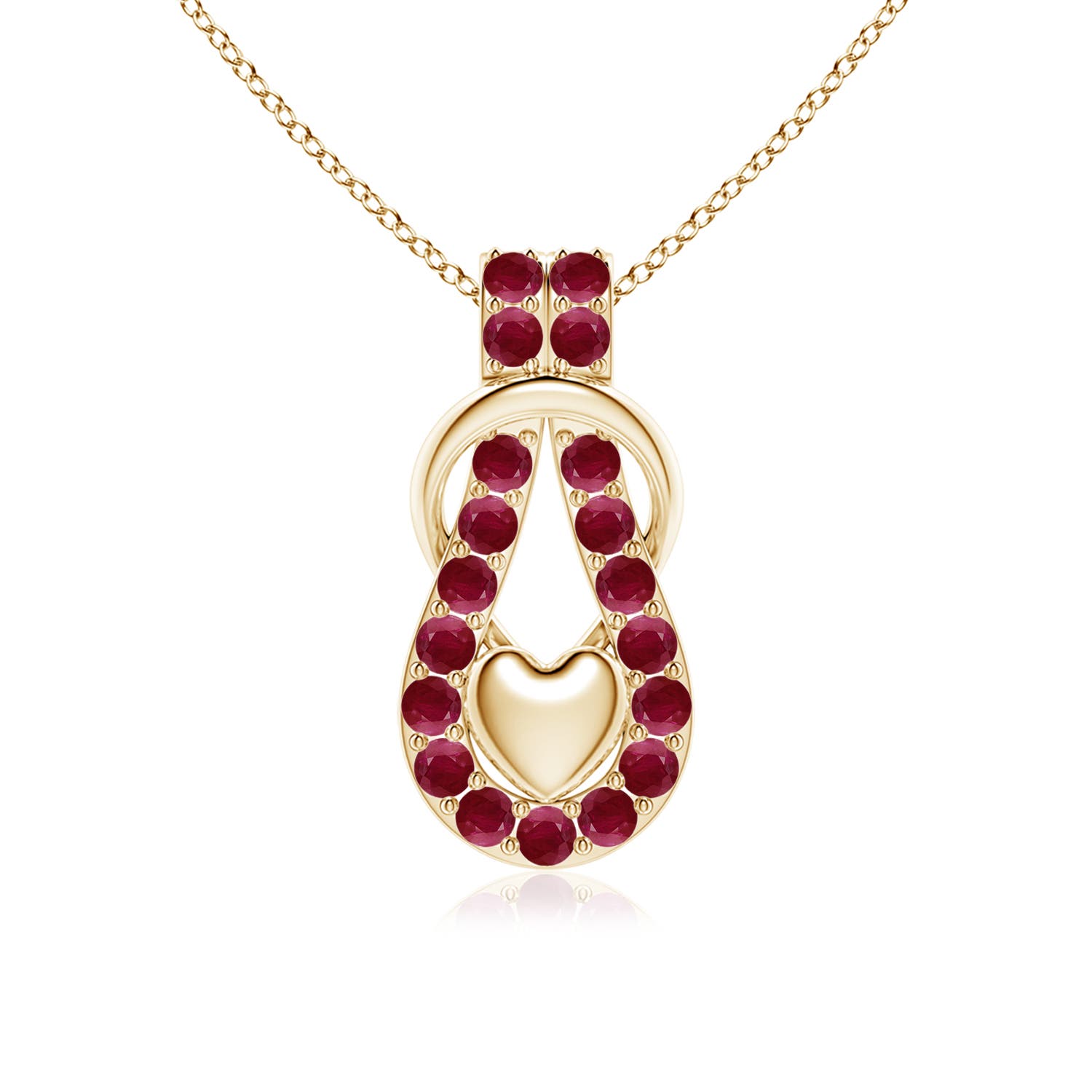 A - Ruby / 1.71 CT / 14 KT Yellow Gold