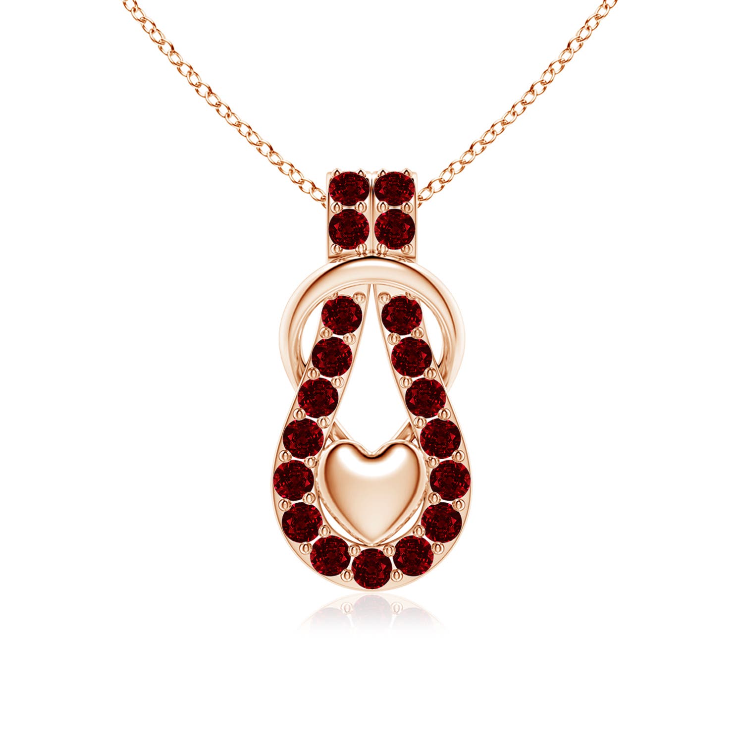 AAAA - Ruby / 1.71 CT / 14 KT Rose Gold