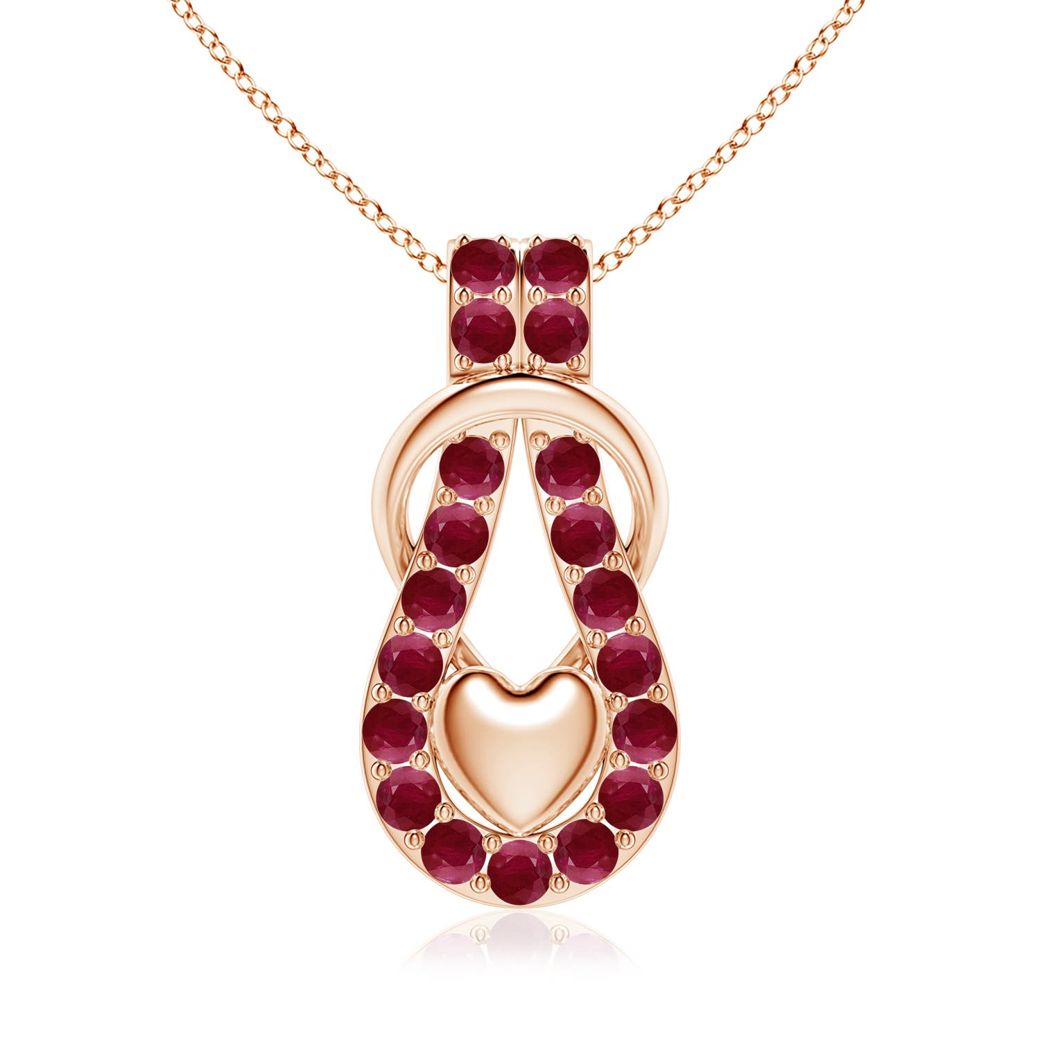 A - Ruby / 4.37 CT / 14 KT Rose Gold