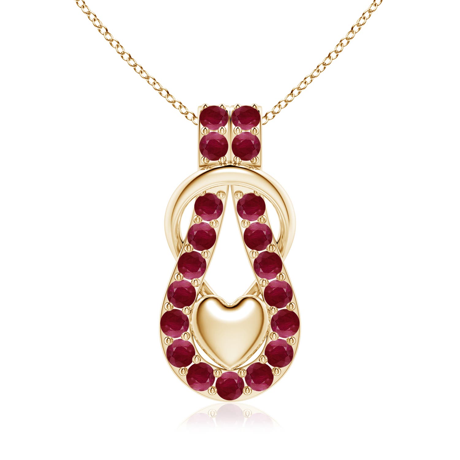 A - Ruby / 4.37 CT / 14 KT Yellow Gold