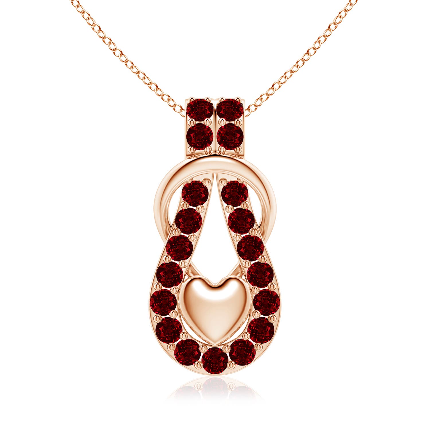 AAAA - Ruby / 4.37 CT / 14 KT Rose Gold