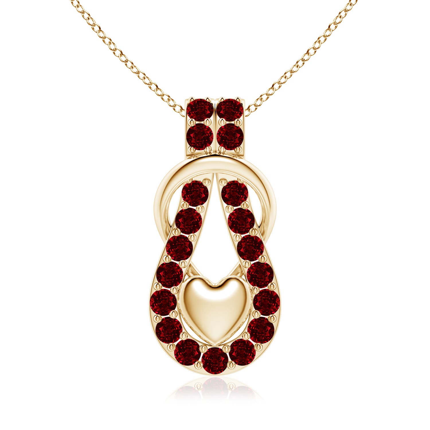 AAAA - Ruby / 4.37 CT / 14 KT Yellow Gold