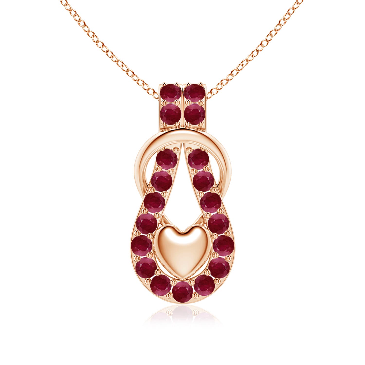 A - Ruby / 2.85 CT / 14 KT Rose Gold