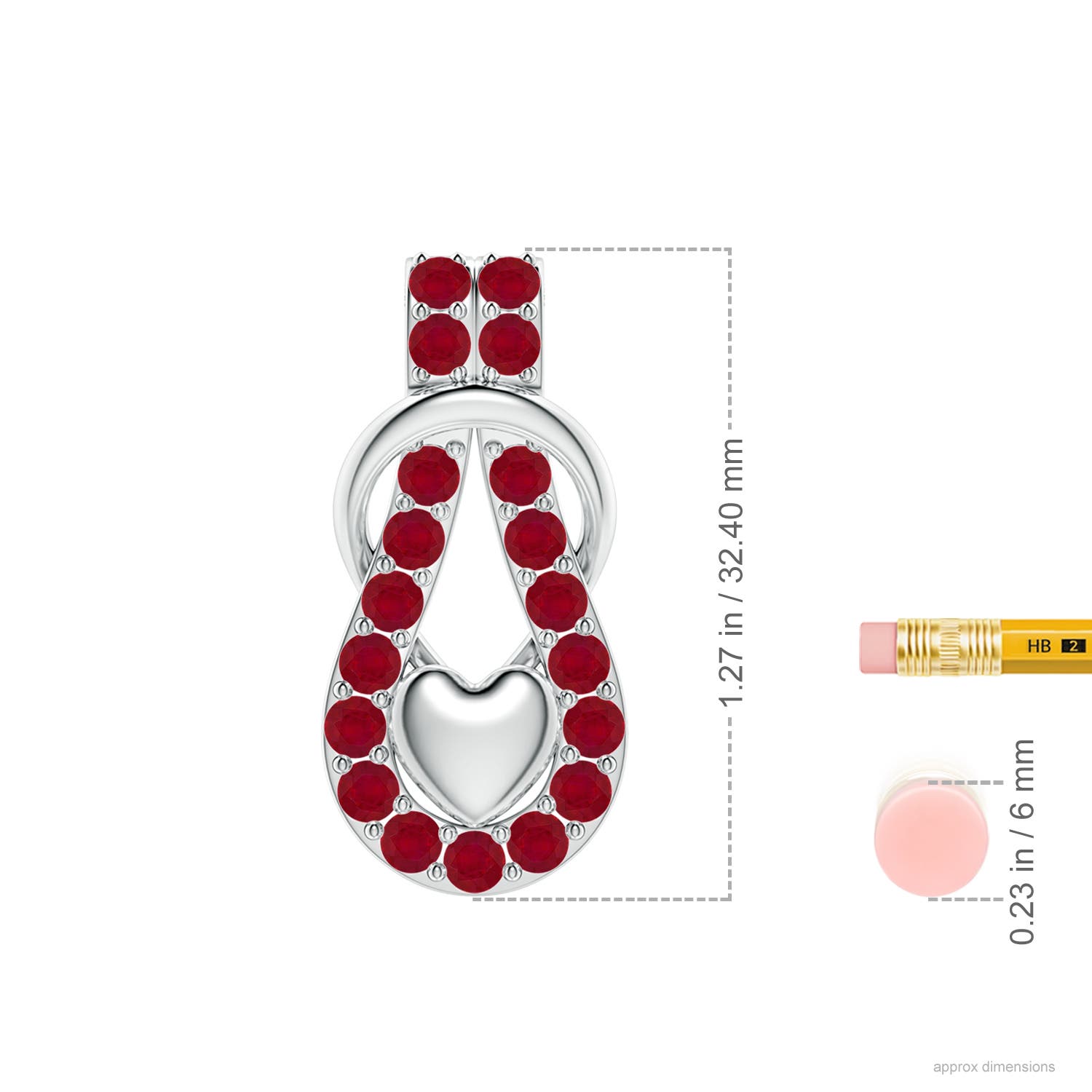 AA - Ruby / 2.85 CT / 14 KT White Gold