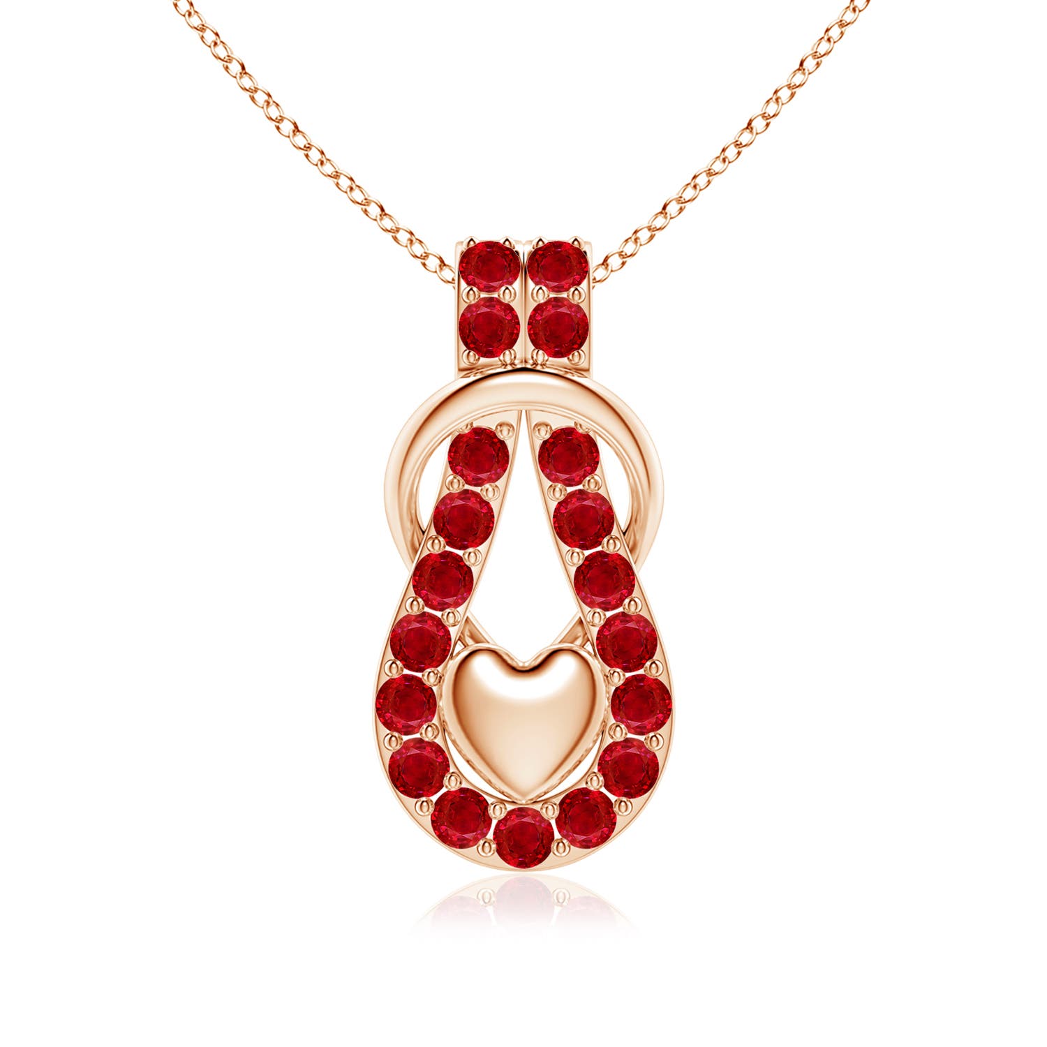 AAA - Ruby / 2.85 CT / 14 KT Rose Gold