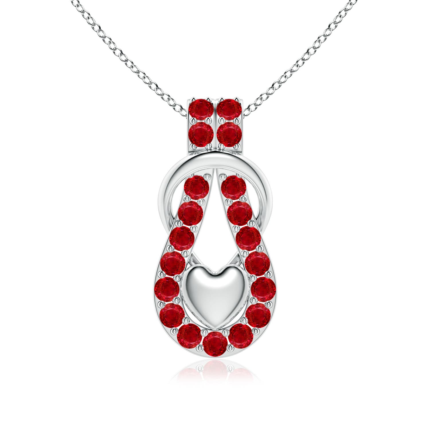 AAA - Ruby / 2.85 CT / 14 KT White Gold