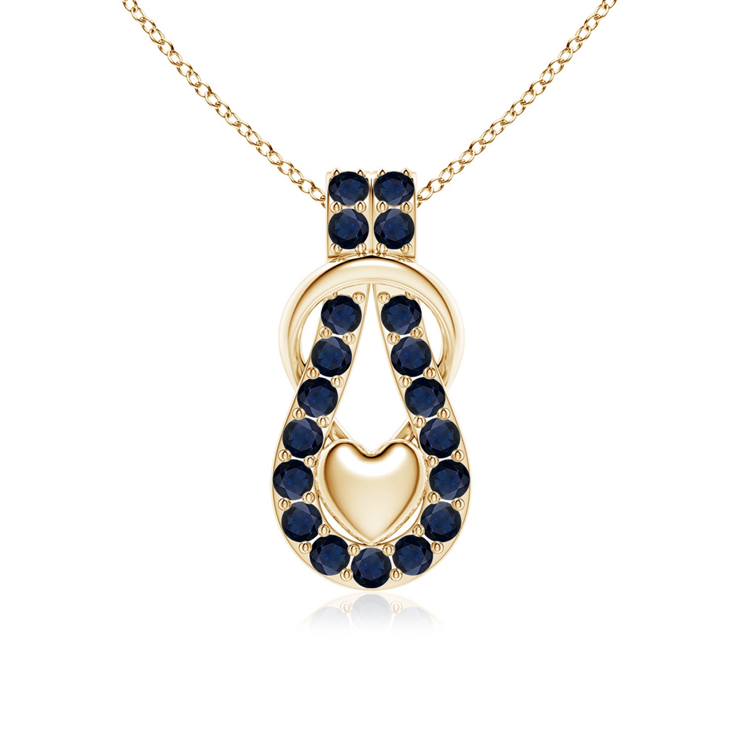 A - Blue Sapphire / 1.71 CT / 14 KT Yellow Gold