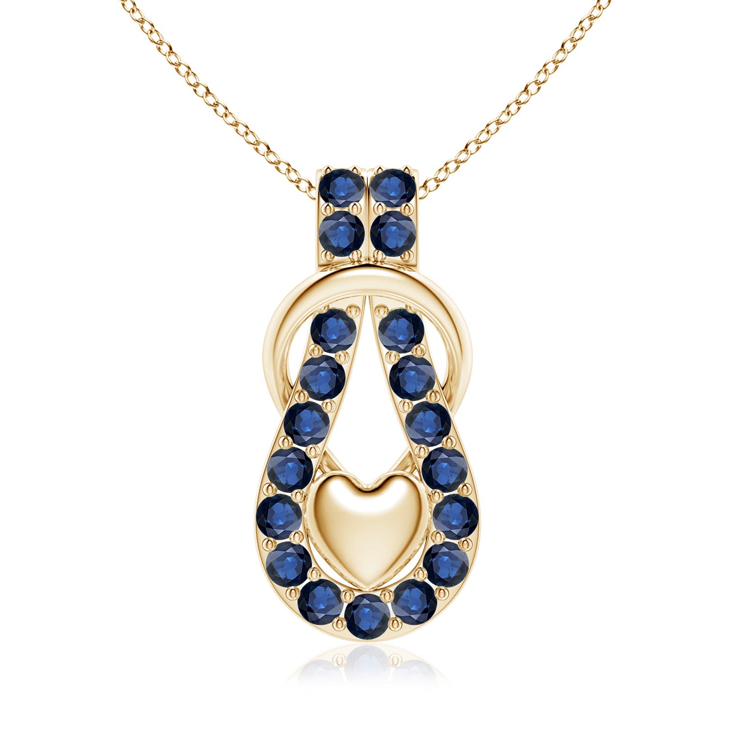 AA - Blue Sapphire / 4.18 CT / 14 KT Yellow Gold