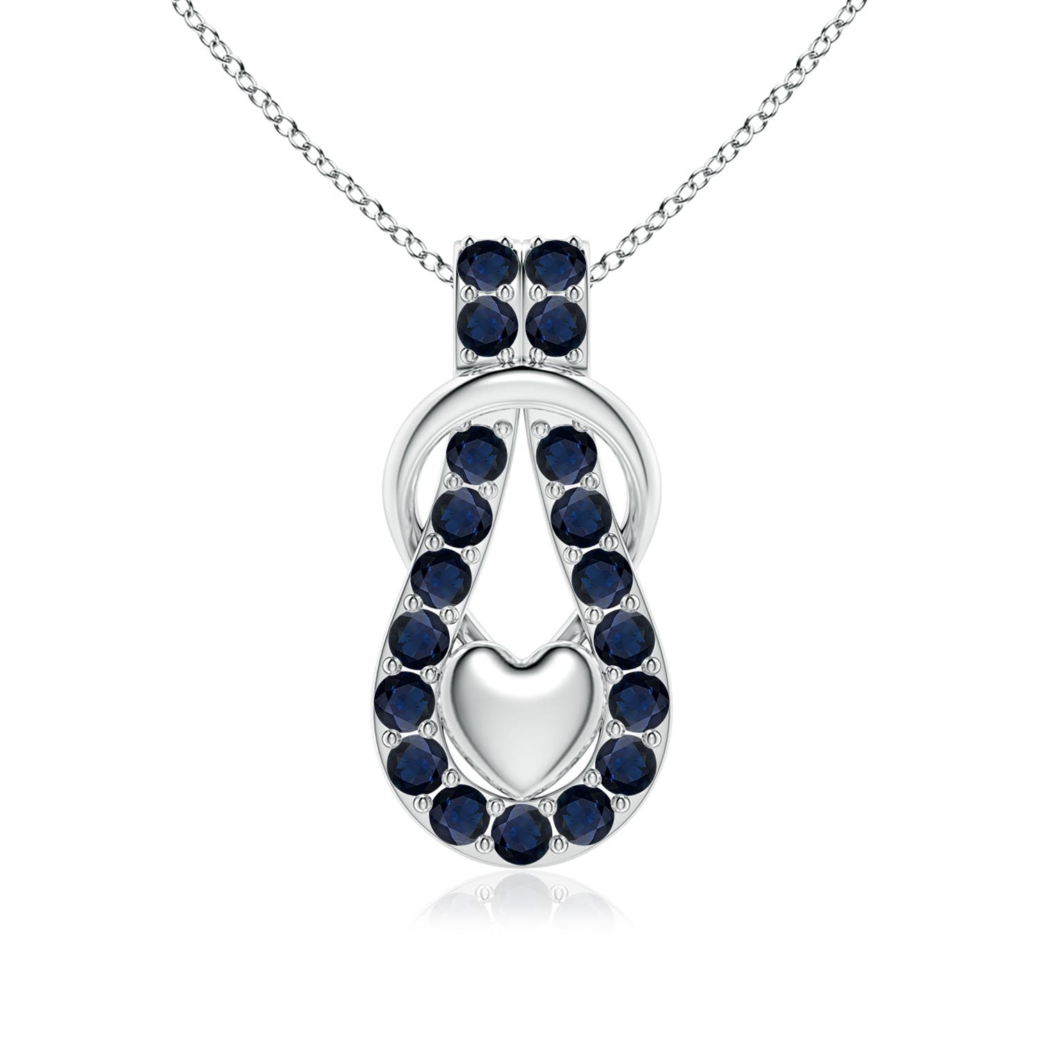 A - Blue Sapphire / 2.66 CT / 14 KT White Gold