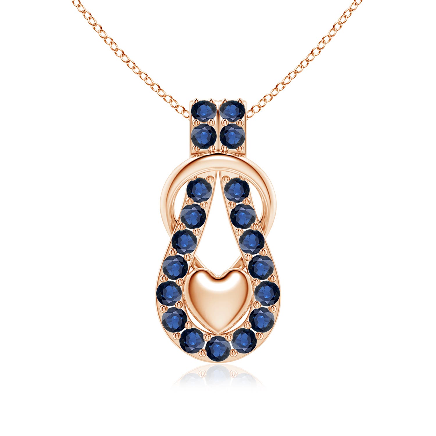 AA - Blue Sapphire / 2.66 CT / 14 KT Rose Gold