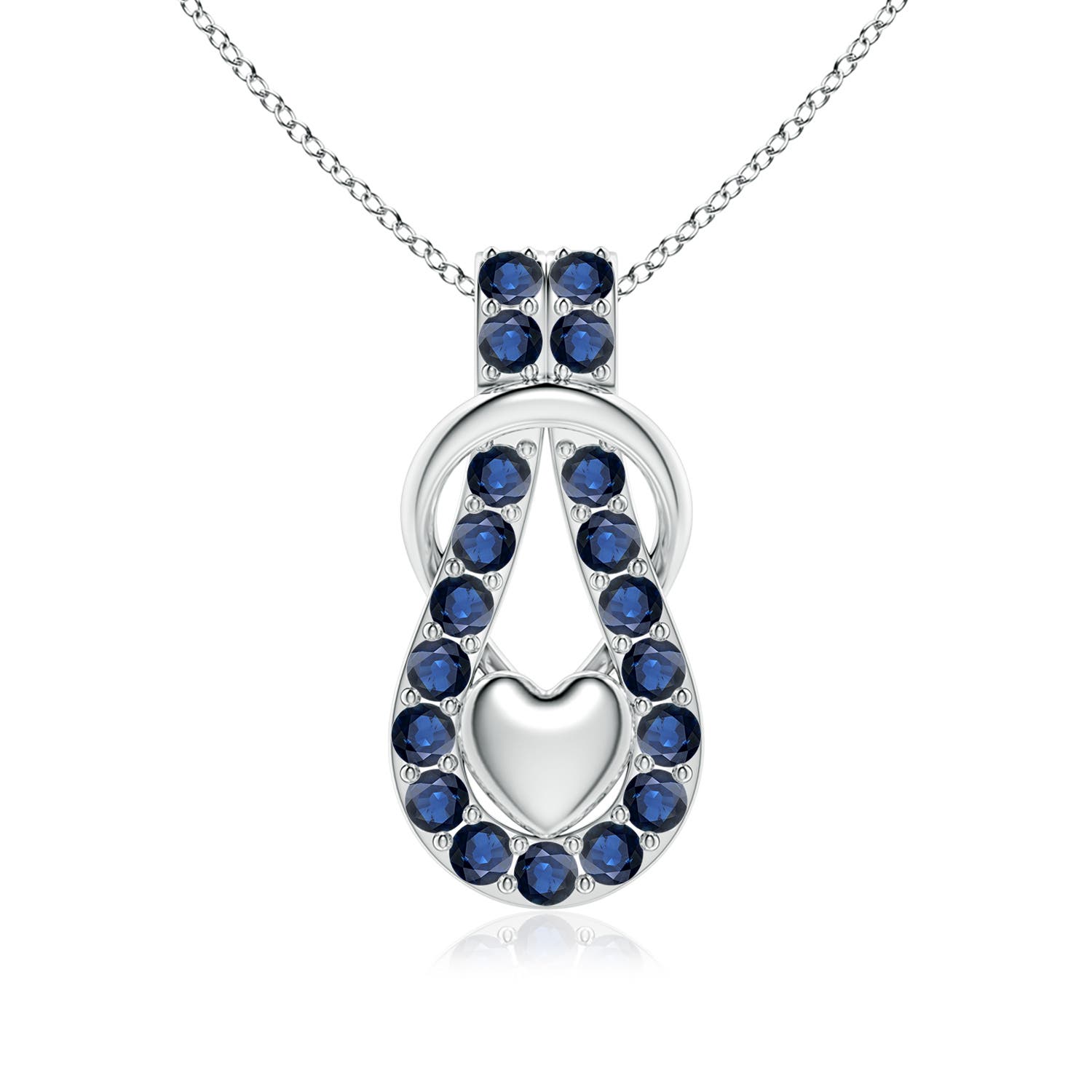 AA - Blue Sapphire / 2.66 CT / 14 KT White Gold