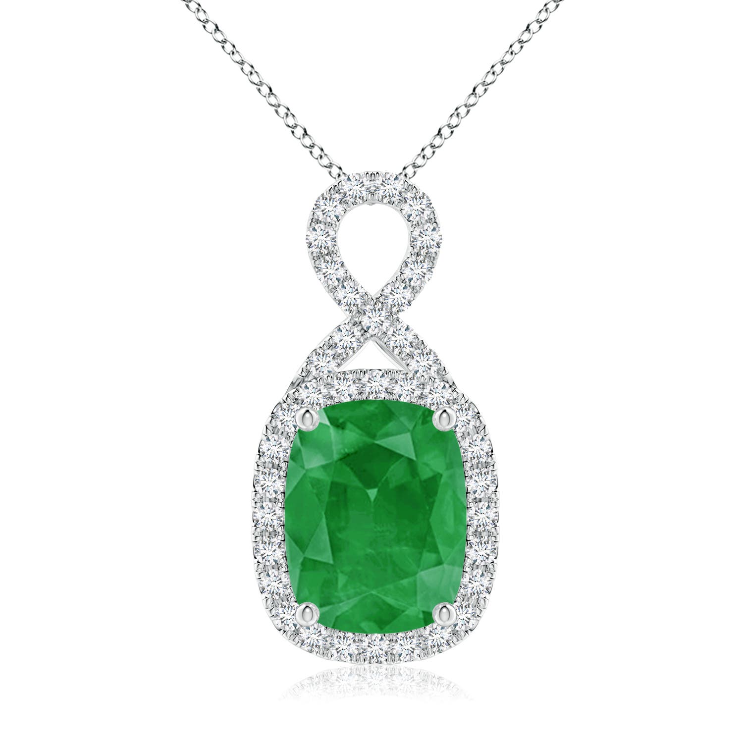 A - Emerald / 1.48 CT / 14 KT White Gold