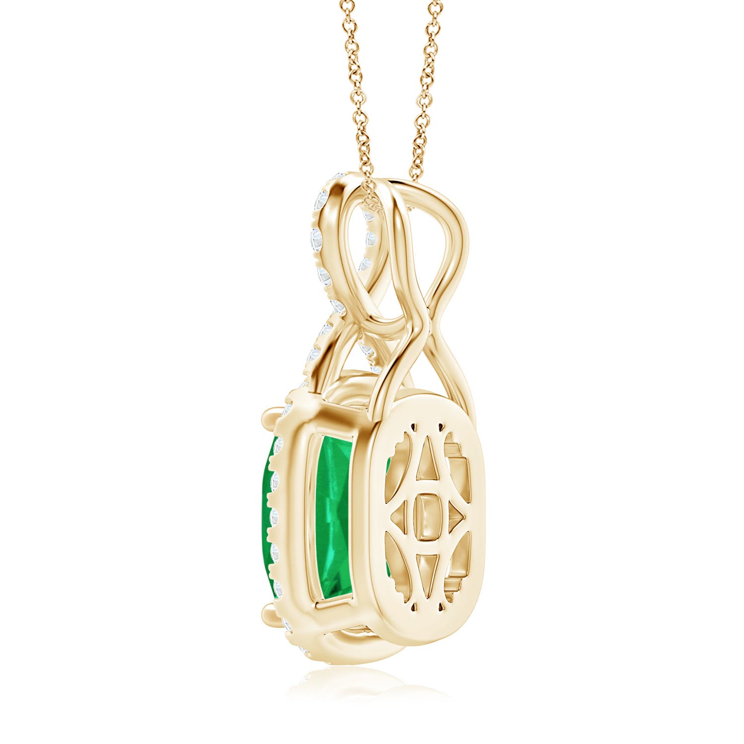 AA - Emerald / 1.48 CT / 14 KT Yellow Gold